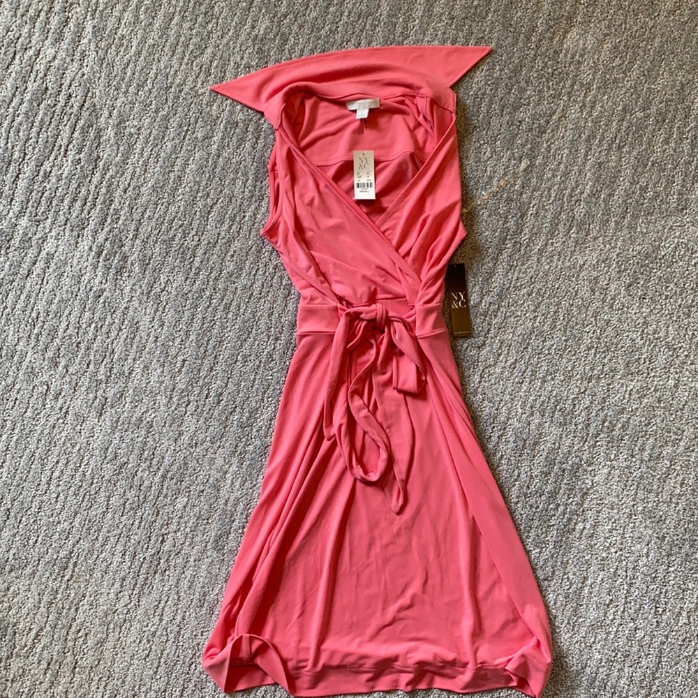 Pink stretchy dress